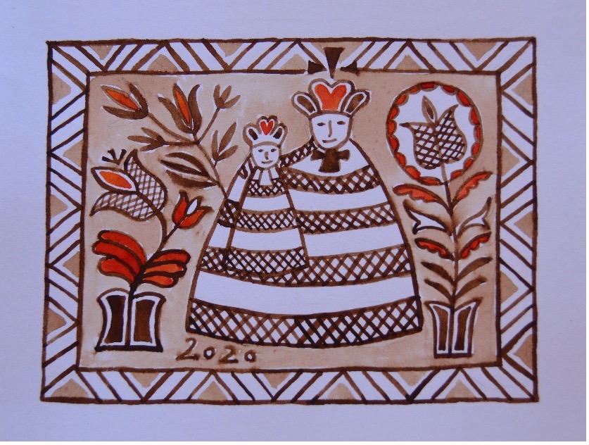 Mészáros Erika könyvillusztrációja